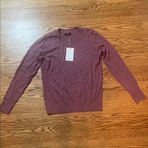 Quince Women's Crewneck Sweater in Plum